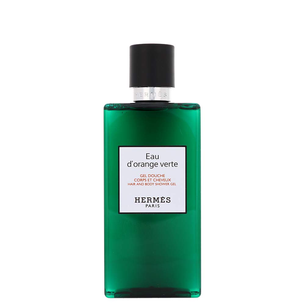 Hermes Eau d'Orange Verte for Unisex Hair and Body Shower Gel, 6.7 Ounce/200ml