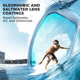 KastKing Huzzah Polarized Sport Sunglasses for Men and Women, Ideal for Driving Fishing Cycling and Running,UV Protection