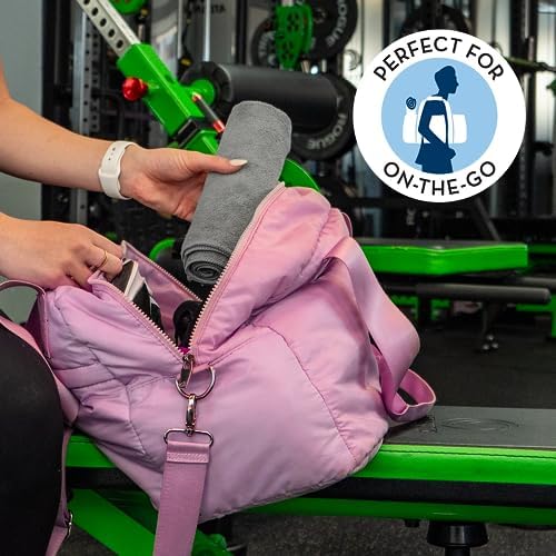 S&T INC. Microfiber Gym Towels, Yoga Towel for Home and Gym Bag, 16 Inch x 27 Inch, 6 Pack