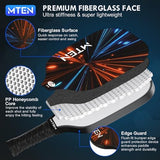 Pickleball Paddles, USAPA Approved Fiberglass Surface Pickleball Set with Pickleball Rackets, Pickleball Paddles Set for Men Women