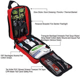 EVERLIT 250 Pieces Survival First Aid Kit IFAK EMT Molle Pouch Survival Kit Outdoor Gear Emergency Kits Trauma Bag for Camping Boat Hunting Hiking Home Car Earthquake and Adventures