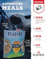 READYWISE - Favorite Kit, 9 Pack, Emergency Food Supply, MRE, Freeze Dried Food, Survival, Camping Essentials, Backpacking Meals, up to 15-Year Shelf Life