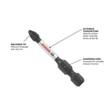 Bosch Impact Tough Phillips #2 Screwdriving Power Bits, 3-1/2 Inch, 10-Pack