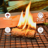 Fire Starter -70 Pcs Fire Starters for Campfires, Fireplace, Grill, Wood & Pellet Stove, Fire Pit, BBQ, Survival, ooni Pizza Ovens, Water Resistant and Odorless Safe for Indoor/Outdoor Use