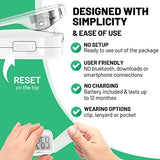 3D Pedometer for Walking, Simple Step Counter with Large Digital Display, Step Tracker with Removable Clip Lanyard, Accurately Track Steps for Men Women Kids Adults Seniors