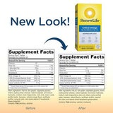 2 Pack Renew Life Norwegian Gold Critical Omega, Omega-3 Fish Oil, 60 Burp-Free Softgels (Pack May Vary)