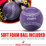 Franklin Sports Kids Baseball Glove + Ball Sets - Meshtek Youth Teeball Gloves for Kids + Toddlers - Left + Right Hand Throw Mitts + Glove Sets with Foam Balls - Boys + Girls Gloves - 9.5" Inch