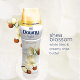 Downy Light Laundry Scent Booster Beads for Washer, Shea Blossom, 18.2 oz, with No Heavy Perfumes