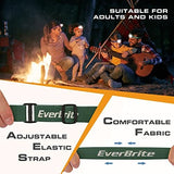 EverBrite Headlamp, 5 Pack Kids Headlamp with Red Light and Memory Function, Head Lamp for Adults and Kids with 5 Modes, Bright Headlamps for Camping, Running, Batteries Included