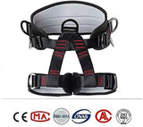 Climbing belts, Thicken Professional Half Body Safety Belt Climbing Gear for Tree Climbing, Fire Rescue, Rappelling and Other Outdoor Adventure Activities