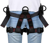 Climbing belts, Thicken Professional Half Body Safety Belt Climbing Gear for Tree Climbing, Fire Rescue, Rappelling and Other Outdoor Adventure Activities