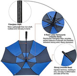 G4Free 47/54/62/68 Inch Automatic Open Golf Umbrella Oversize Extra Large Double Canopy Vented Windproof Waterproof Stick Umbrellas