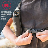 SABRE Frontiersman 7.9 fl oz. Bear Spray, Maximum Strength 2.0% Major Capsaicinoids, Powerful 30 ft. Range Bear Deterrent, Outdoor Camping & Hiking Protection, Quick Draw Holster & Multipack Options