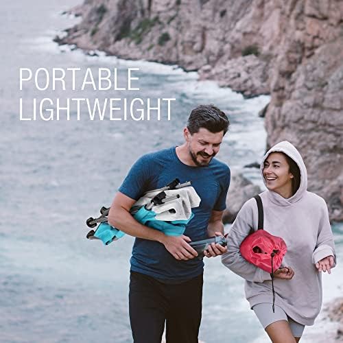 HAUSHOF High Back Beach Chair, Mesh Back Folding Chair, Lightweight Low Seat Camping Chairs with Cup Holder, Carry Bag, Padded Armrest for Outdoor Beach Lawn Camping Picnic Festival