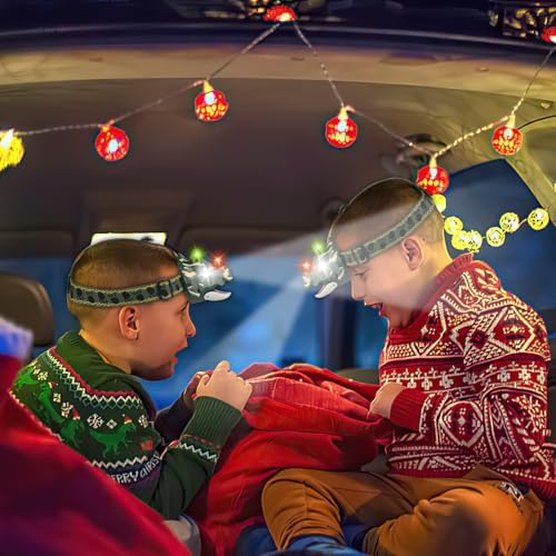 TIGTECGAME Dinosaur LED Headlamp T-Rex Headlamp for Kids Camping Gear Essentials Dinosaur Toy Head Lights Flashlight for Boys Girls or Adults Ideal Gift for Birthday, Halloween, Christmas, New Year