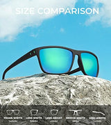 KALIYADI Polarized Sunglasses for Men, Lightweight Sun Glasses with UV Protection for Driving Fishing Golf