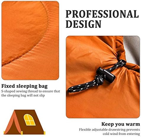 ECOOPRO Warm Weather Sleeping Bag - Portable, Waterproof, Compact Lightweight, Comfort with Compression Sack - Great for Outdoor Camping, Backpacking & Hiking-83 L x 30" W Fits Adults