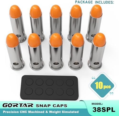 Snap Caps Training Dummy Rounds Practice Safe Loading Firing Close to Real Weight