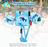 HeySplash Toddler Swim Vest, Toddler Floaties Fit 13-30 Lbs, Puddle Kids Jumper with Adjustable Strap, Pool Float Jacket Arm Floaties Baby Floatie Water Wing, Pool Sea Swimming Aid