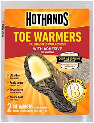 HotHands Toe Warmers - Long Lasting, Odorless, Air Activated - Up to 8 Hours of Heat - 40 Pair