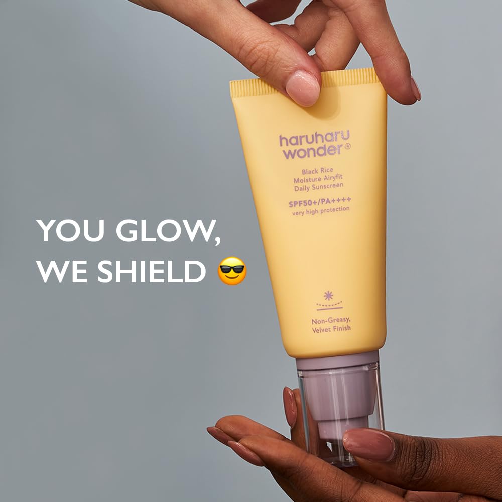 Haruharu Wonder Black Rice Moisture Airyfit Daily Sunscreen 1.69fl.oz - Velvet Finish