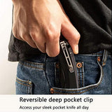 CIVIVI Folding Pocket Knife Baklash C801H (Double Black)