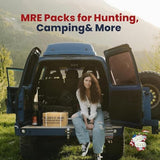 U.S. Military Meals Ready to Eat (12 Packs) - Flameless Heaters, Freeze Dried Meals w/Entree, Side Dishes, & More - MRE Packs for Emergency Survival, Hunting, & More - Inspection Date 2025 or Better