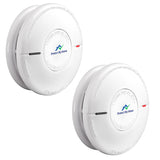 Protect My Home Smoke and Carbon Monoxide Detector Combo - CO & Smoke Alarm System with Hush Function, Self-Test Button, 10-Year Built-in Battery - Easy to Install, for Home & Office