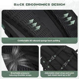 Maelstrom Hydration Backpack, Hiking Backpack with 2L/3L Water Bladder, High Flow Bite Valve Water Backpack Lightweight