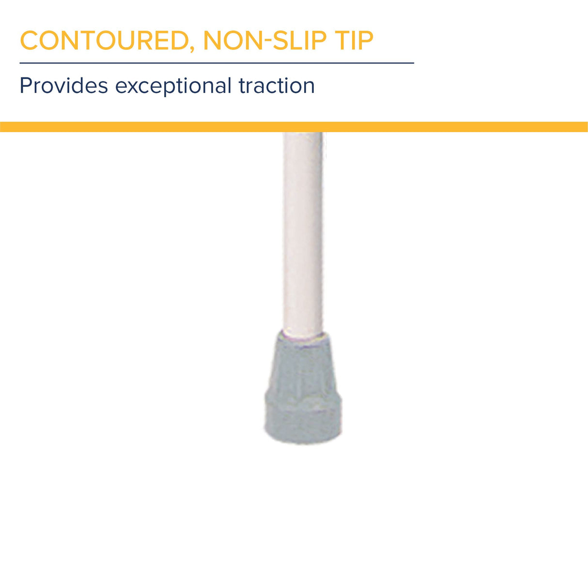 Hugo Mobility Adjustable Adult Crutches For Walking, Walking Crutches, Comfortable Lightweight Crutches with Underarm Pad and Hand Grip, For Users 52 to 60 Inches