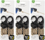 Nite Ize CamJam Cord Tightener with 8 Foot Rope - 6 Count (3 Pack)