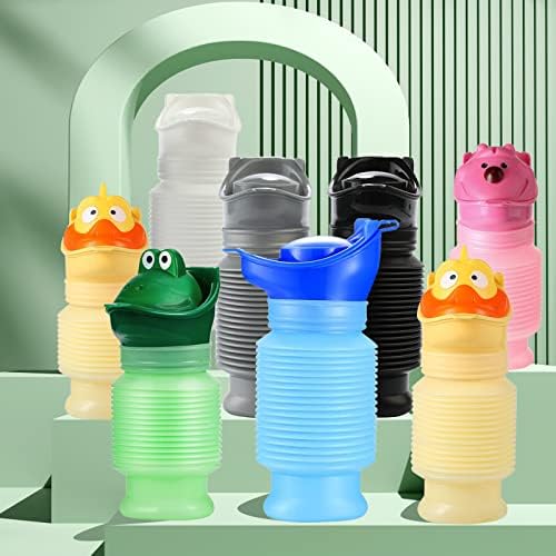 Scalable Emergency Urinal, 2 Pack 750ml Portable Toilet for Car, Portable Mini Outdoor Camping Travel Shrinkable Personal Mobile Toilet Potty Pee Bottle for Kids Adult