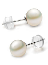 NORBU S925, AAAA+ Round Freshwater Stud Pearl Earrings for Women, Timeless Elegant Gifts for Mom Wife, Mothers Day/Wedding Anniversary/Christams