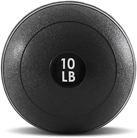 ProsourceFit Slam Medicine Balls 5, 10, 15, 20, 25, 30, 50lbs Smooth and Tread Textured Grip Dead Weight Balls for Strength and Conditioning Exercises, Cardio and Core Workouts