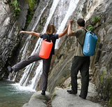 MARCHWAY Floating Waterproof Dry Bag Backpack 5L/10L/20L/30L/40L, Roll Top Sack Keeps Gear Dry for Kayaking, Rafting, Boating, Swimming, Camping, Hiking, Beach, Fishing