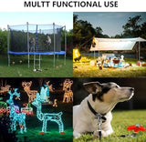 8" Tent Stakes Heavy Duty 12 Pack, Screw in Tent Stakes, Metal Threaded Camping Stakes, Ground Anchors for Canopies, Gardening and Inflatable Decor, with Hex Socket, Stake Puller and Storage Box