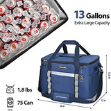 Maelstrom Soft Cooler Bag,Collapsible Soft Sided Cooler,24/30/60/75 Cans Beach Cooler,Ice Chest,Large Leakproof Camping Cooler,Portable Travel Cooler for Grocery Shopping,Camping,Road Trips