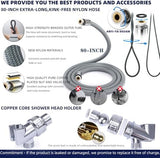 Filtered Shower Head with Handheld - High Pressure ShowerHead with Filters for Hard Water - Reduces Dry Itchy Skin, Easy Instal, 4 Modes, Water Saving, Durable, Detachable anti blocking