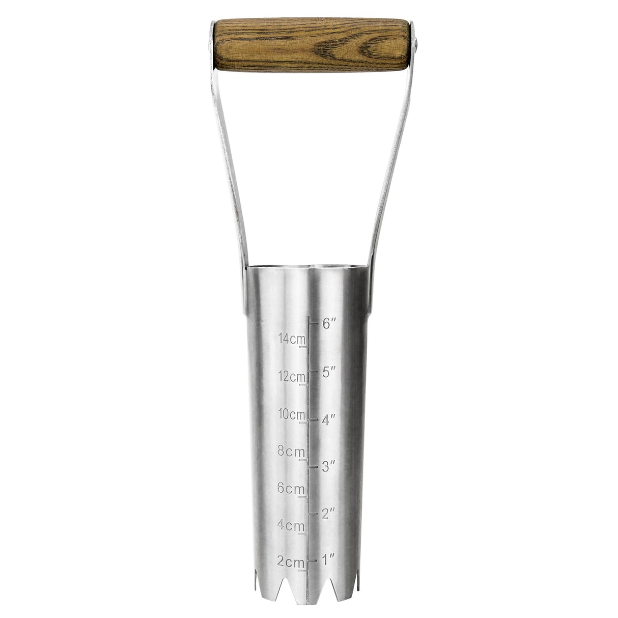 Haliaeetus Bulb Planter Tool, 6 inches Depth Mark Tulip Bulb Planter Tool