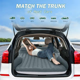 SUV Air Mattress with Double-Sided-Thick Flocked/with The Most Complete Sleeping Accessories/Car Mattress with Pump & Built-in Pillow/Car Air Mattress for Auto Camping,Road Trip