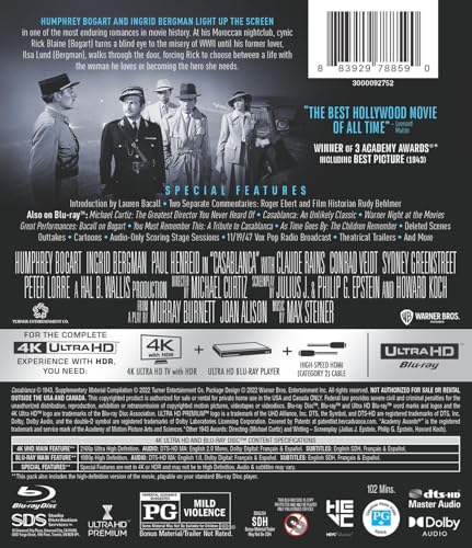 Casablanca (4K Ultra HD + Blu-ray) [4K UHD]