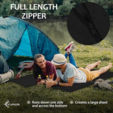 Sleeping Bag Liner and Camping Sheet – Silk Like Material for Travel - Has Full Length Zipper