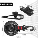 Vashly Heavy Duty Suction Cup 6 Pcs Strong Suction Cups with Hooks and 6 Pcs Tarp Clips Deavy Duty Lock Grip for Car Awning Boat Camping