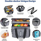 Maelstrom Soft Cooler Bag,Collapsible Soft Sided Cooler,24/30/60/75 Cans Beach Cooler,Ice Chest,Large Leakproof Camping Cooler,Portable Travel Cooler for Grocery Shopping,Camping,Road Trips