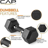 CAP Barbell Dumbbell Set with Rack | Multiple Options in 150lbs and 210lbs
