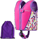 Limmys Premium Kids Swim Vest - Toddler Swim Jacket and Buoyancy Swimming Aid - Modern Design Swimming Vest for Boys, Girls and Babies - Drawstring Bag Included