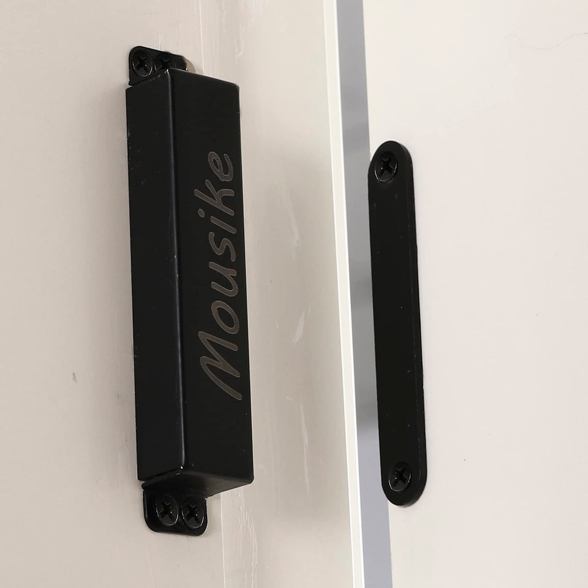 Mousike Magnetic Door Catch Heavy Duty 90lb Door Magnets with Strong Magnetic for Kitchen Cupboard Wardrobe Closet Cabinet Door Drawer Latch