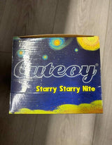 Cuteoy Light-up Singing Plush Blue Dinosaur LED Musical Stuffed Animal T-Rex Adjustable Volume Lullaby Plushies Birthday Christmas Toy Gifts for Kids Toddler Girls, 12"