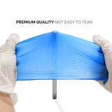 INTCO Basic Medical Synmax Vinyl Exam Gloves,Disposable Gloves - Latex-Free & Powder-Free for Medical,Cleaning,Food Safe- Large, BMPF-3003(Case of 1000,Blue)