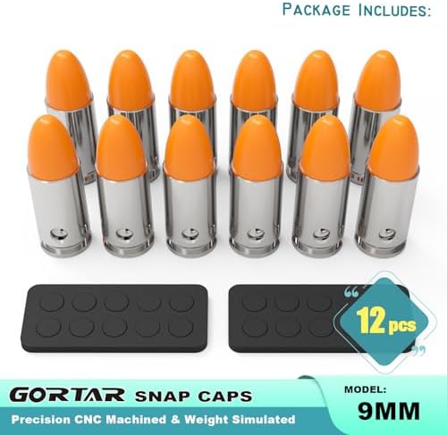 Snap Caps Training Dummy Rounds Practice Safe Loading Firing Close to Real Weight